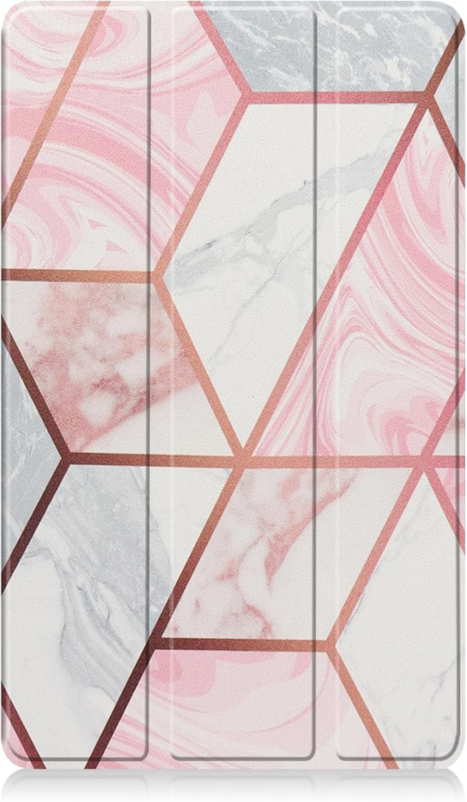 Case for Lenovo Tab One 8.7'' / Tab K9, Folding Folio Ultra-Thin PU Leather Stand Case Cover with Auto Wake/Sleep for Lenovo Tab K9 8.7 Inch Geometry