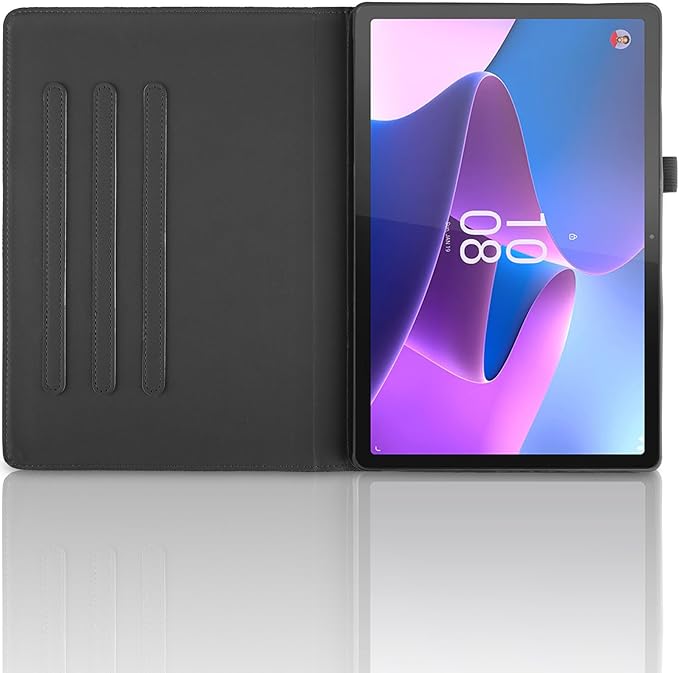 Rotating Case for Lenovo Tab P11 2nd Gen/Xiaoxin Pad Plus 2023 11.5" TB350FU/TB350XU PU Leather Cover Lightweight Flip Stand Shell for Lenovo Tab P11 2nd Gen 11.5 inch Tablet-Black