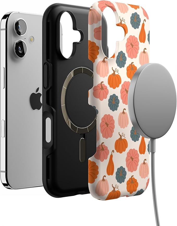 Casely iPhone 17 Case | Oh My Gourd | Pumpkin Patch | Bold Protective Design | Compatible with MagSafe