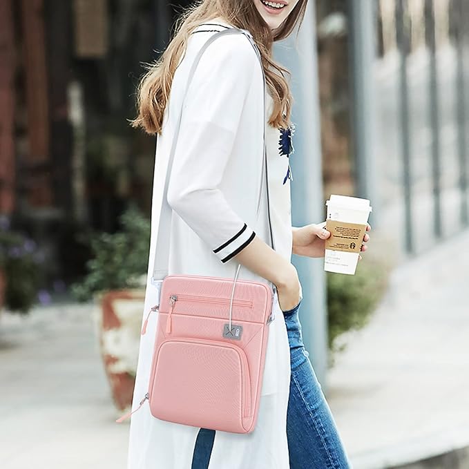 11 Inch Tablet Sleeve, Compatible with iPad Pro 11 (5th–1st Gen, M4/M2/M1), 10.9" iPad Air (7th–4th Gen, M3/M2), Microsoft Surface Go & Other 11" Tablets, Water-Resistant Case