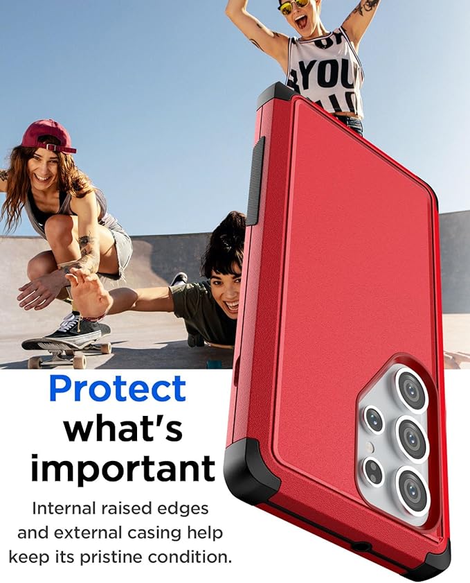 AICase for Samsung Galaxy S25 Ultra Case,3-Layer Heavy Duty Pocket-Friendly Rugged Durable Military Grade Protection Shockproof/Drop Proof/Dust Proof Protective Cover for Galaxy S25 Ultra 2025_5