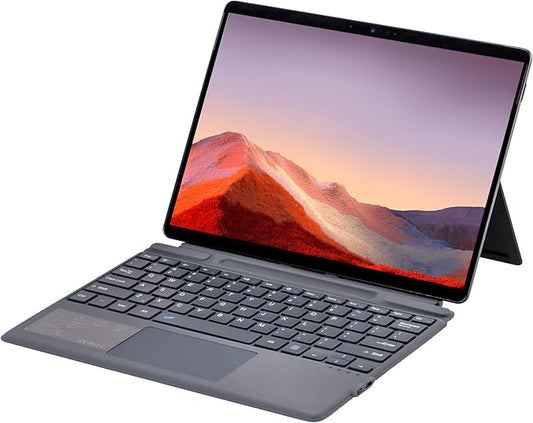 mobee Type Cover for Microsoft Surface Pro 13 inch, Compatible with Surface Pro 13"(11th Edition) / Pro 11 / Pro 10 / Pro 9 / Pro 8 / Pro X, Slim Keyboard with Trackpad Mouse, Backlit, & Pen Holder