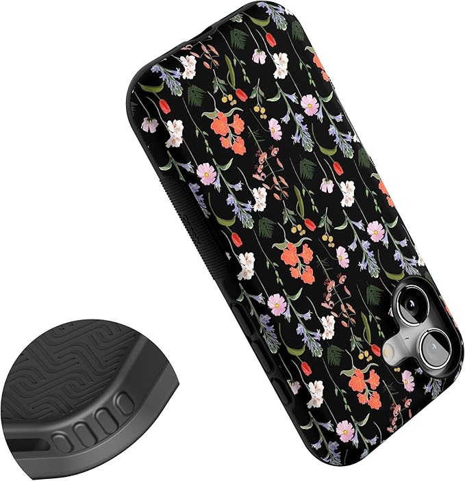 Casely iPhone 17 Case | Secret Garden | Mixed Floral | Bold Protective Design | Compatible with MagSafe