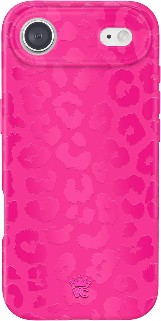 VELVET CAVIAR Case for iPhone 17 Air | Compatible with MagSafe | 10ft Drop Tested | Protective Designer Cases | Even Hotter Pink Leopard