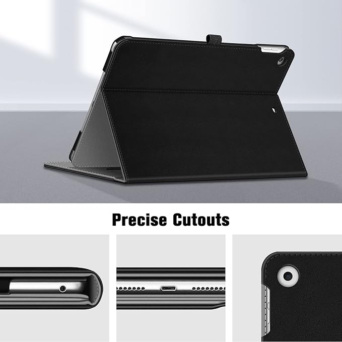 Fintie Case for iPad 9th / 8th / 7th Generation (2021/2020/2019) 10.2 Inch - [Corner Protection] Multi-Angle Viewing Stand Cover with Pocket & Pencil Holder, Auto Sleep Wake, Don't Touch