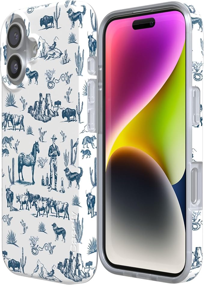 Casely iPhone 17 Case | Wild West Adventure | Desert | Compatible with MagSafe | Classic Ultra Slim Design