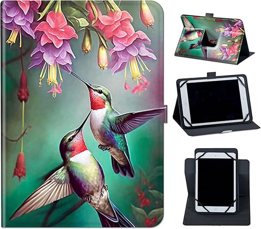 Case for Lenovo Tab P11 Pro Gen 2 11.2" 2022,Mxfdegf 360 Degree Rotating Stand and Magnetic Closure Case for 11.2 inch Lenovo Tab P11 Pro 2nd Generation,Hummingbird Red Flower