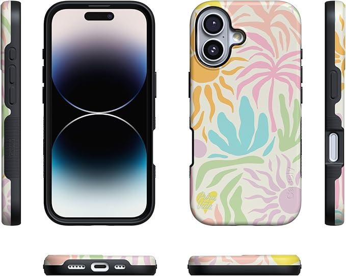 Casely iPhone 17 Case | Oasis | Pura Vida | Compatible with MagSafe | Bold Protective Design