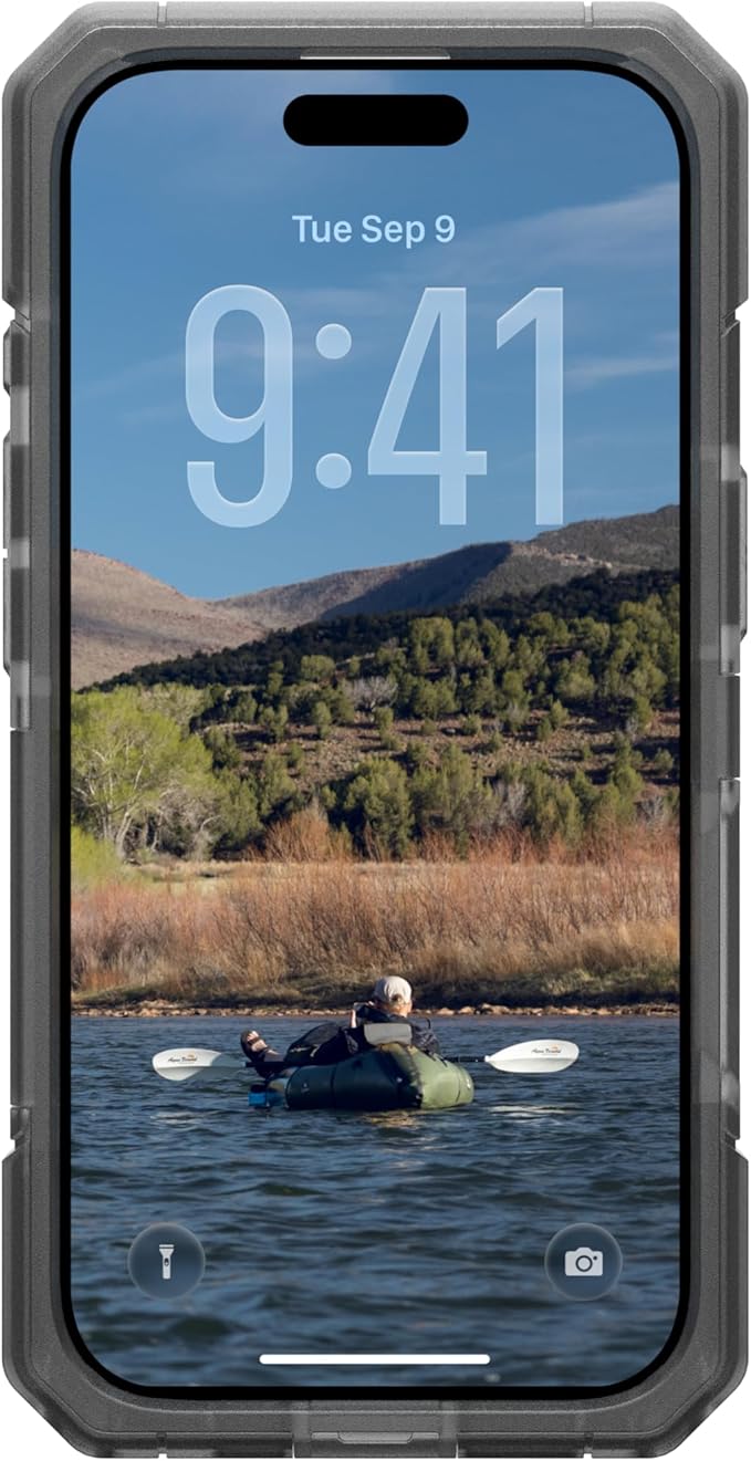 URBAN ARMOR GEAR UAG Designed for iPhone 17 Case Trooper - Compatible with MagSafe Full Body with Port Protection Transparent Military Grade Protective Cover, Ash