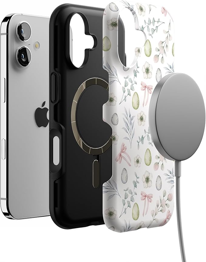 Casely iPhone 17 Case | So Eggxtra | Spring Garden | Bold Protective Design | Compatible with MagSafe