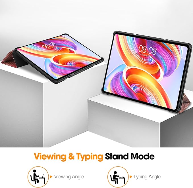 Case for TECLAST T50 11.0 inch Tablet, Folding Folio Ultra-Thin PU Leather Stand Case Cover for TECLAST T50 11.0 inch Flower