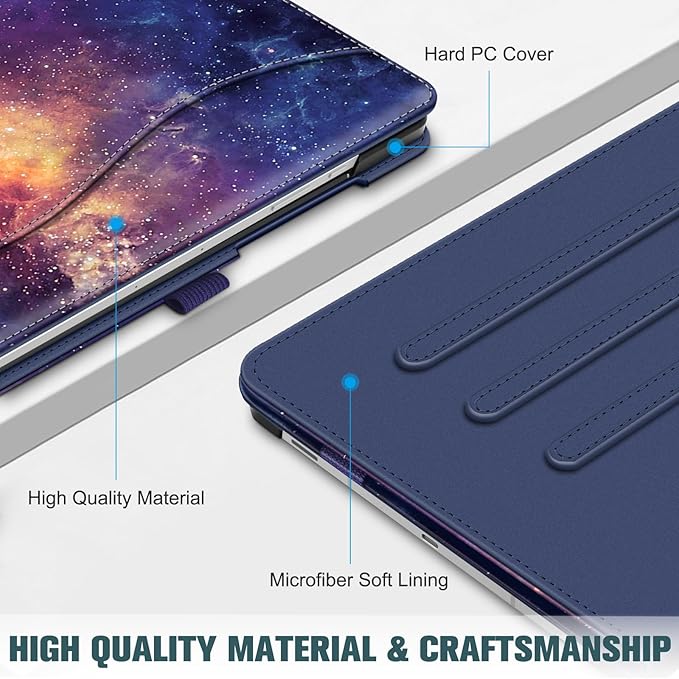 Fintie Case for Samsung Galaxy Tab S10 Lite/ S10 FE/ S9 FE 5G 10.9 Inch/Tab S9 11 Inch with S Pen Holder, Multi-Angle Viewing Protective Cover with Pocket, Auto Sleep/Wake, Galaxy