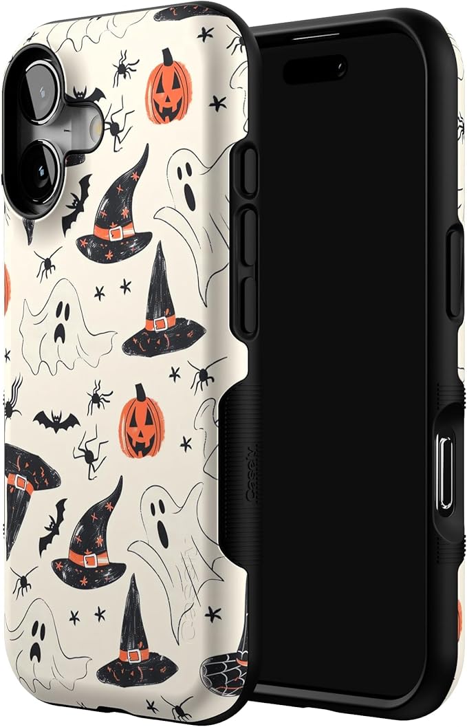 Casely iPhone 17 Case | Feeling Witchy | Haunted Halloween | Bold Protective Design | Compatible with MagSafe