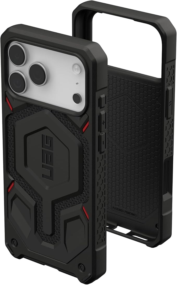 URBAN ARMOR GEAR UAG Designed for iPhone 17 Pro Max Case Monarch Pro - Compatible with MagSafe Military Grade Protective Cover, Kevlar Black