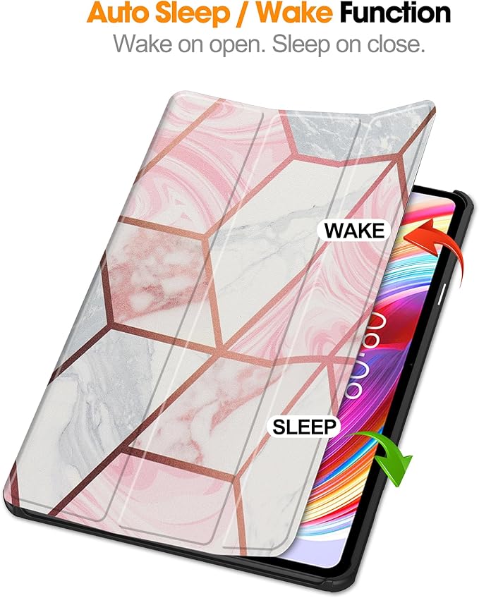 Case for TECLAST T50 11.0 inch Tablet, Folding Folio Ultra-Thin PU Leather Stand Case Cover for TECLAST T50 11.0 inch Geometry