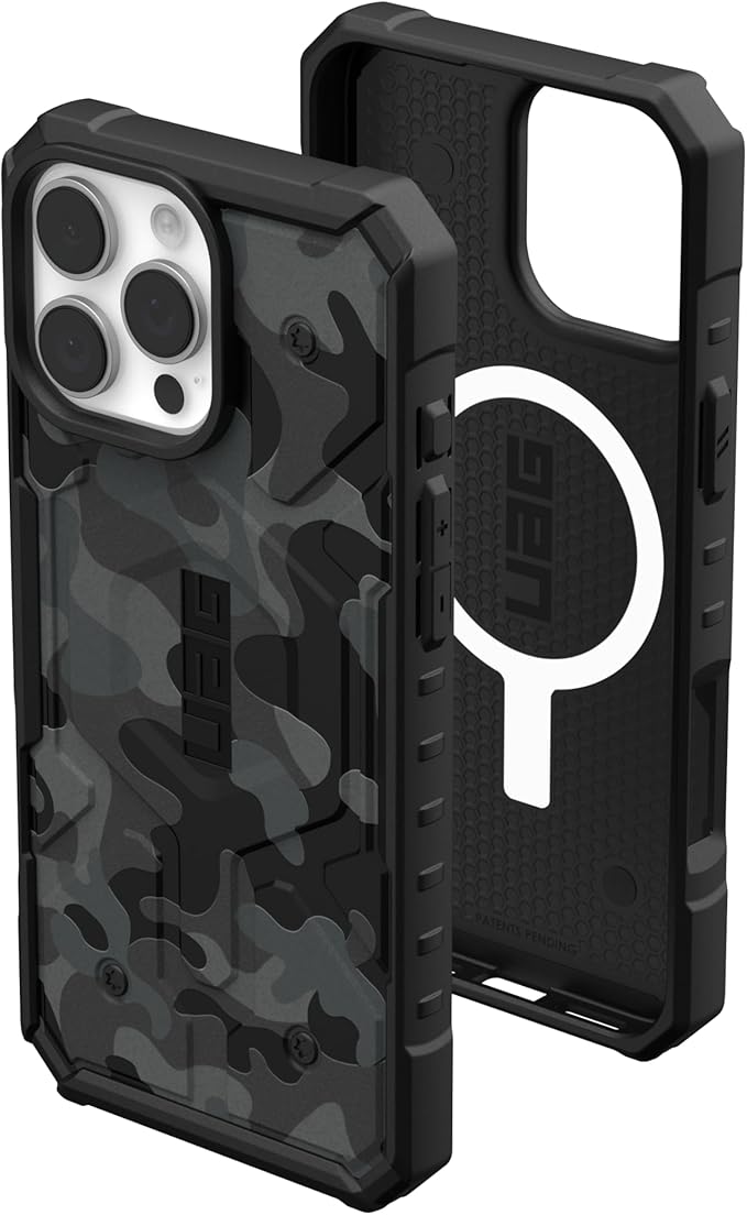 URBAN ARMOR GEAR UAG Designed for iPhone 16 Pro Max Case 6.9" Pathfinder SE - Compatible with MagSafe Charging Rugged Shockproof Anti-Slip Military Grade Protective Cover, Midnight Camo