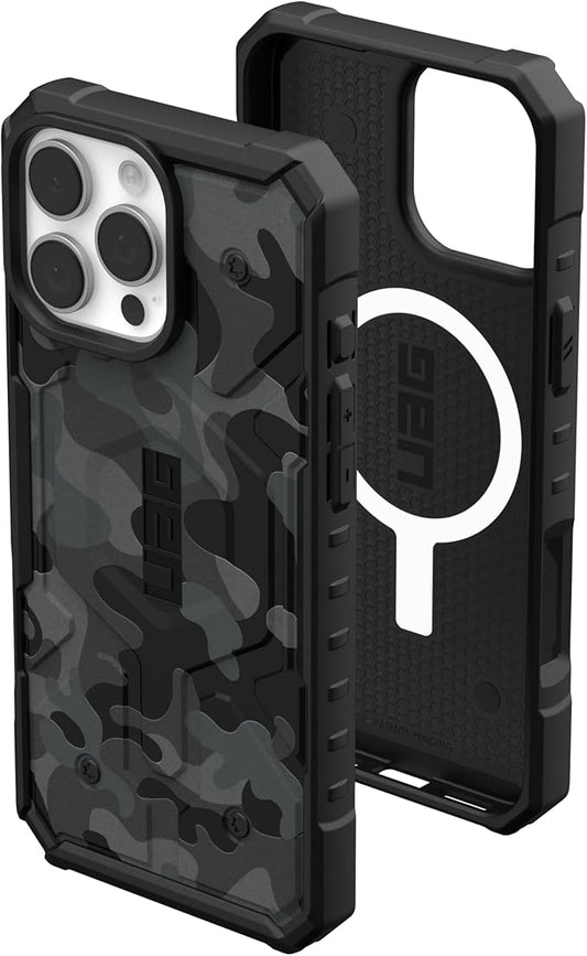 URBAN ARMOR GEAR UAG Designed for iPhone 16 Pro Max Case 6.9" Pathfinder SE - Compatible with MagSafe Charging Rugged Shockproof Anti-Slip Military Grade Protective Cover, Midnight Camo