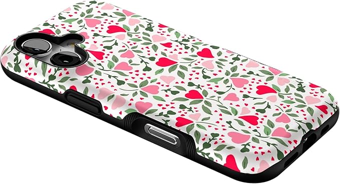 Casely iPhone 17 Case | Vines of Love | Floral Heart | Bold Protective Design | Compatible with MagSafe