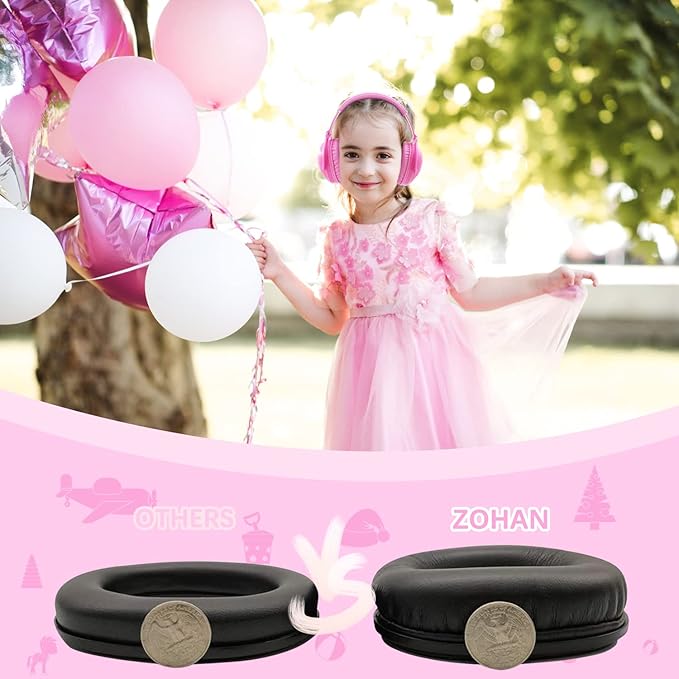 ZOHAN Kids Ear Protection 2 Pack,Kids Noise Canceling Headphone for Concerts, Monster Truck, Fireworks