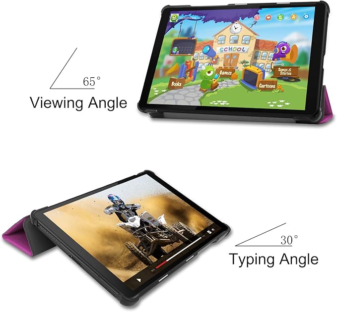 Case for Lenovo Tab M8 TB-8505F, Smart Case Trifold Stand Slim Lightweight Case Cover for Lenovo Tab M8 TB-8505F / TB-8505X Tablet Purple
