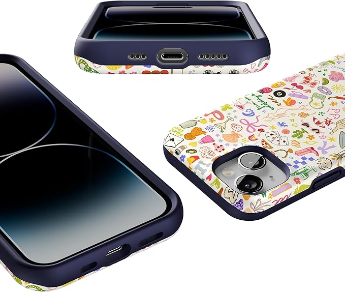 Casely iPhone 14 Case | All The Fun Things | Fun on Weekdays | Compatible with MagSafe | Bold Protective Design