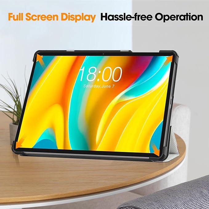 Case for TECLAST T50 Pro 11 inch Tablet, Folding Folio Ultra-Thin PU Leather Stand Case Cover for Teclast T50 Pro Flower