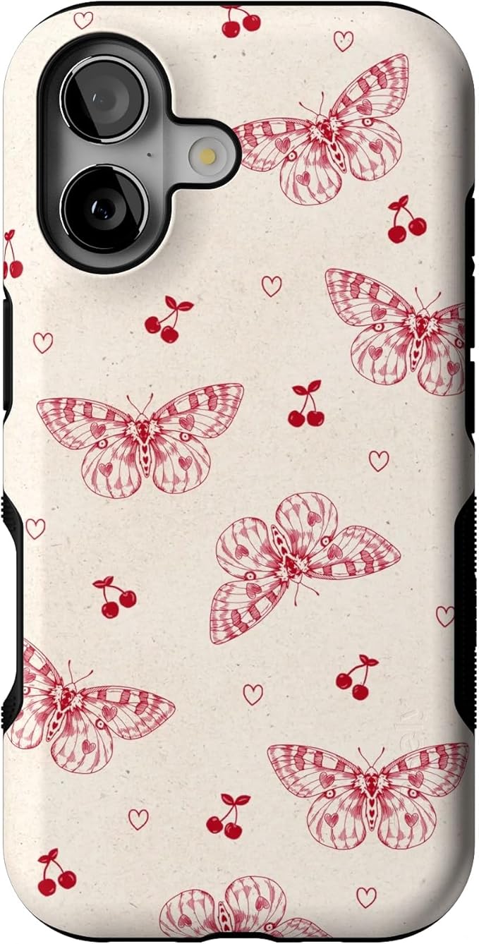 Casely iPhone 17 Case | Heart Flutters | Butterfly | Bold Protective Design | Compatible with MagSafe