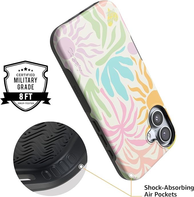 Casely iPhone 17 Case | Oasis | Pura Vida | Compatible with MagSafe | Bold Protective Design