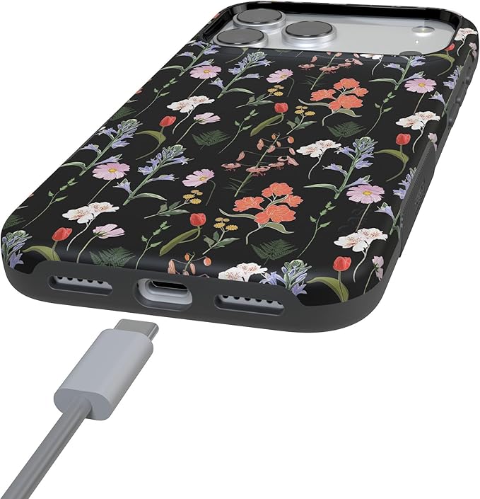 Casely iPhone 17 Pro Case | Secret Garden | Mixed Floral | Compatible with MagSafe | Bold Protective Design