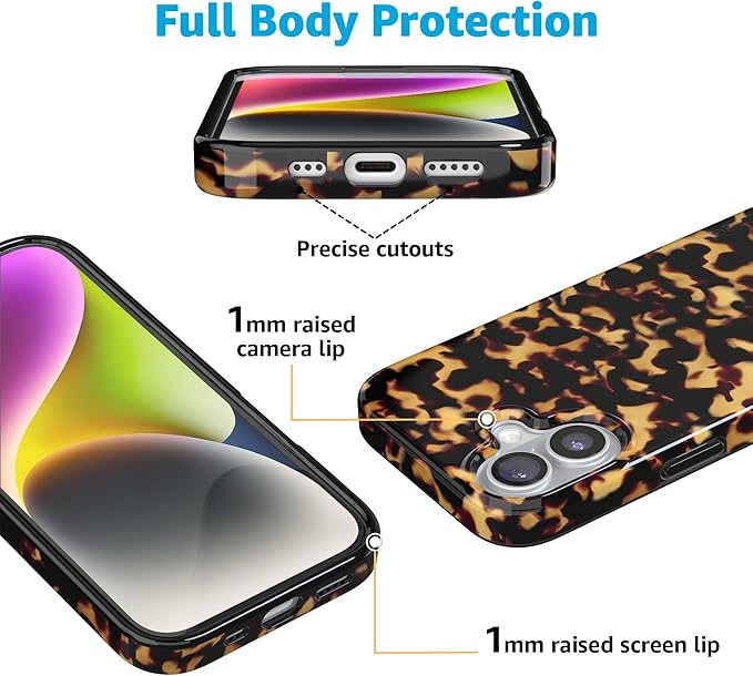Casely iPhone 17 Case | Shell Shocked | Tortoise Print | Compatible with MagSafe | Classic Ultra Slim Design