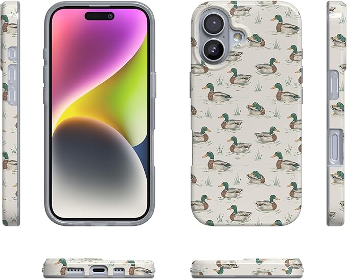 Casely iPhone 17 Case | Mallard & Co. | The Boyfriend Collection | Compatible with MagSafe | Classic Ultra Slim Design