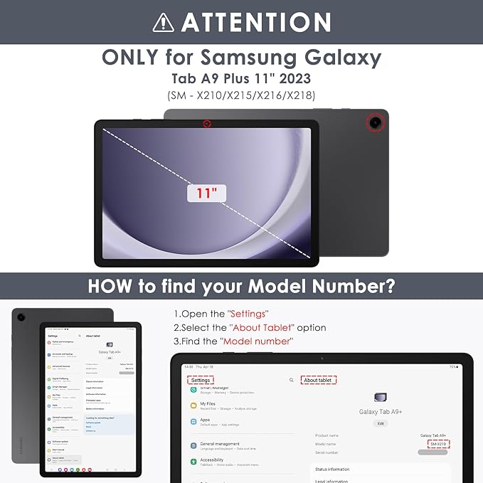 DETUOSI for Samsung Galaxy Tab A9+/A9 Plus 11 inch 2023 Case (SM-X210/X216/X218) Premium Leather Folio Stand Protective Cover Auto Wake/Sleep with Pencil Holder Butterfly Flower