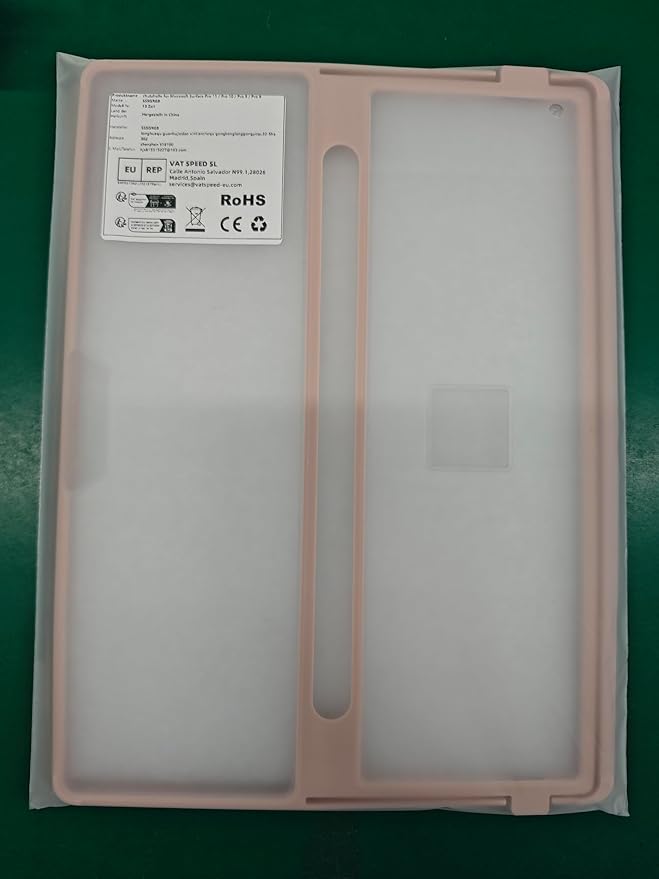 Case Updated Version fit Microsoft Surface Pro 11/10 /9/8 13-Inch, All-in-one Rugged Case Compatible with Type Cover Keyboards, Transparent&Pink