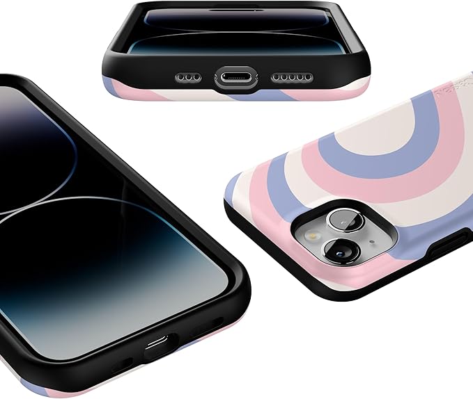 Casely iPhone 14 Case | Half of My Heart (Left) | Friendship | Compatible with MagSafe | Bold Protective Design