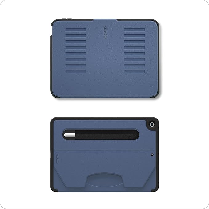 ZUGU CASE for 10.2 Inch iPad 7th / 8th / 9th Generation Case (2021/2020/2019), Protective, Thin, Sleek Design, Magnetic Stand, Sleep/Wake Cover, Magnetic Cover, Black