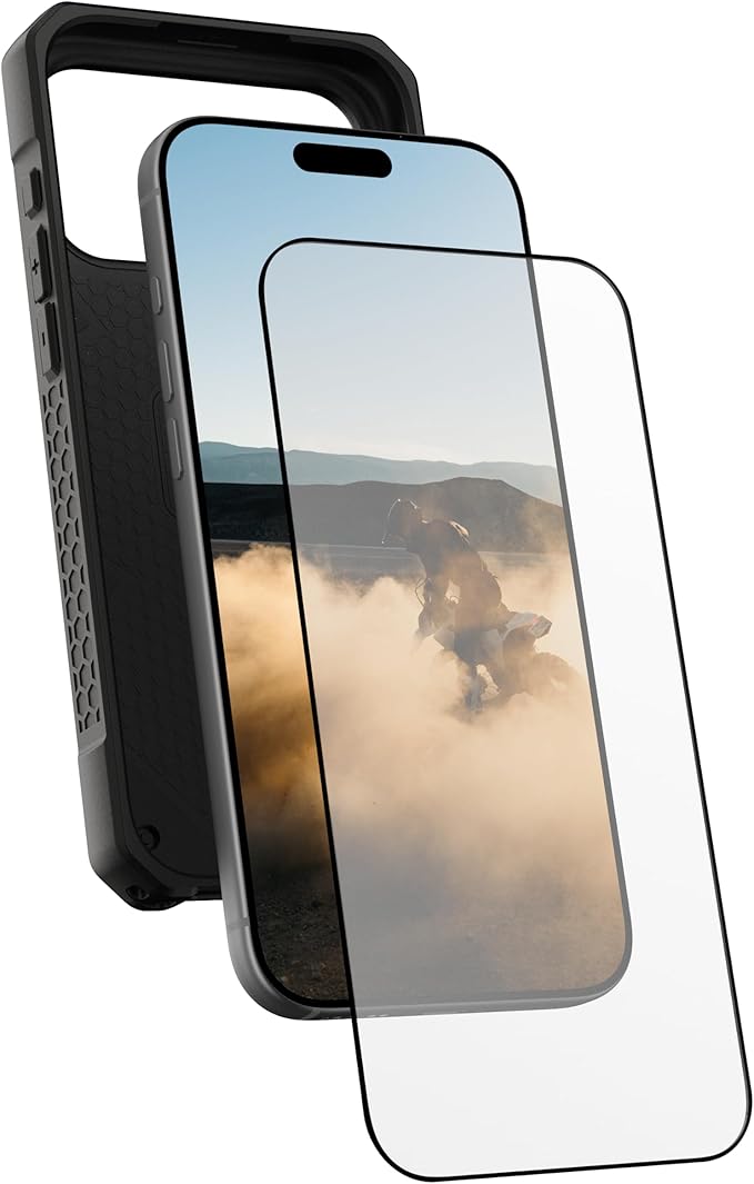 URBAN ARMOR GEAR UAG Designed for iPhone 17 Pro Max Screen Protector 6.9" Glass Shield Ultra - Anti-fingerprint HD Clarity Shatter Proof Tempered Glass,Clear