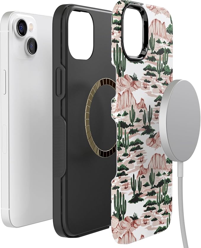 Casely iPhone 14 Case | Gold Rush | Desert Western | Compatible with MagSafe | Bold Protective Design