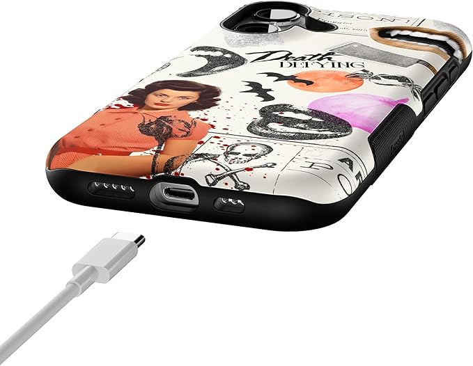 Casely iPhone 17 Case | If You Dare | Horror Collage | Bold Protective Design | Compatible with MagSafe