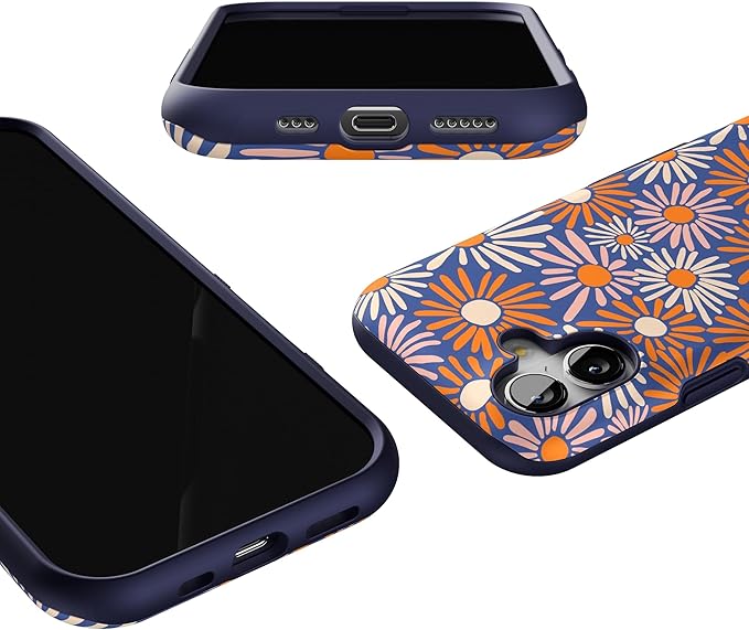 Casely iPhone 17 Case | Spring Forward | Daisy Floral | Bold Protective Design | Compatible with MagSafe