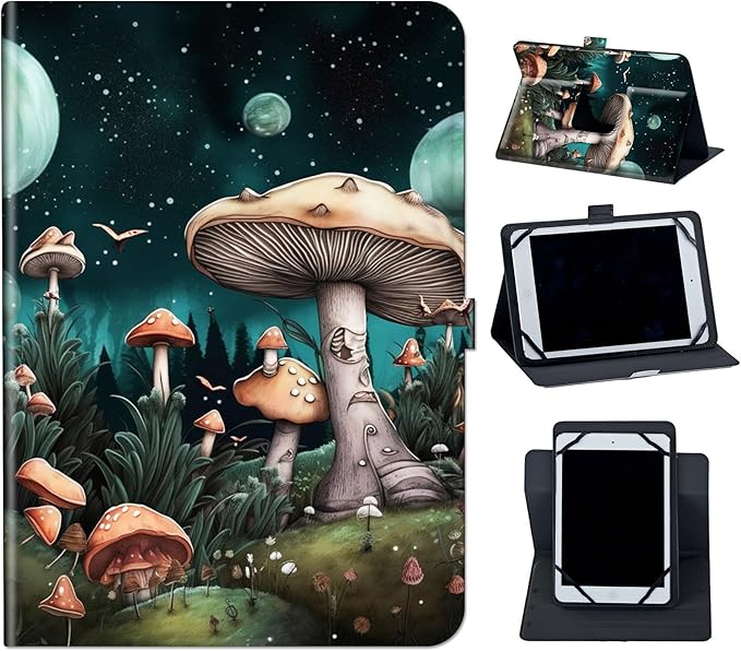 Case for Lenovo Tab P11 Pro Gen 2 11.2" 2022,Mxfdegf 360 Degree Rotating Stand and Magnetic Closure Case for 11.2 inch Lenovo Tab P11 Pro 2nd Generation,Mushroom Forest