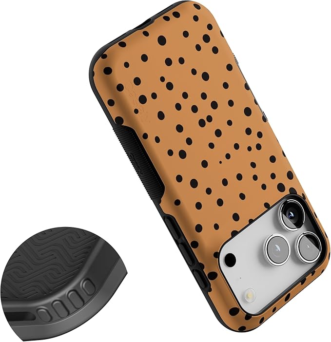 Casely iPhone 17 Pro Case | Spot On | Dotted Animal Print | Bold Protective Design | Compatible with MagSafe