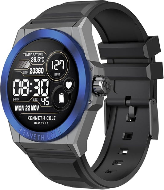 BRIBEJAT Smart Watch for Men, HD 1.32'' Stainless Steel Case Smartwatch, Waterproof Fitness Tracker Pedometer SpO2/Heart Rate/Sleep Monitor, Activity Tracker Compatible with iOS Android Phone