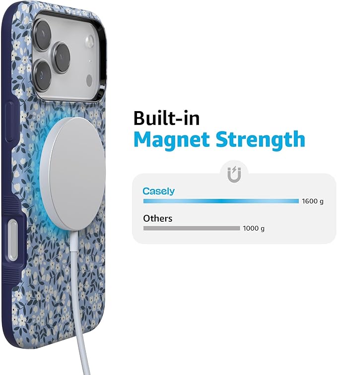 Casely iPhone 17 Pro Case | Picking Daisies | Cottagecore | Compatible with MagSafe | Bold Protective Design