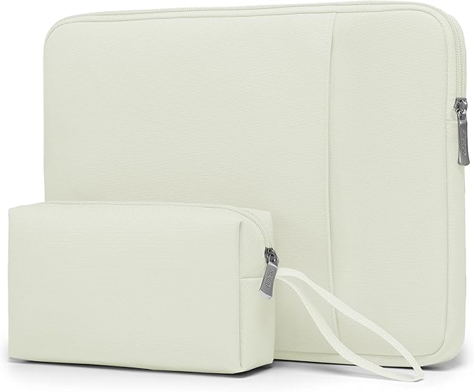 HYZUO 15-16 Inch Laptop Sleeve Bag Set for MacBook Pro 16 M4/M3/M2/M1 Pro/Max, 15" Surface Book, Notebook Case for 15" 15.6" HP Dell Lenovo ThinkBook Asus Acer Samsung Huawei, Beige