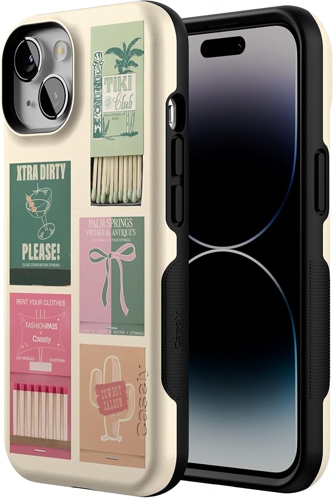 Casely iPhone 14 Case | Perfect Match | FashionPass x Casely | Compatible with MagSafe | Bold Protective Design