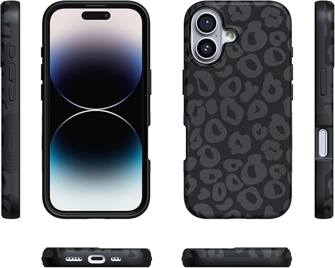 Casely iPhone 17 Case | Into The Wild | Black Leopard | Compatible with MagSafe | Bold Protective Design
