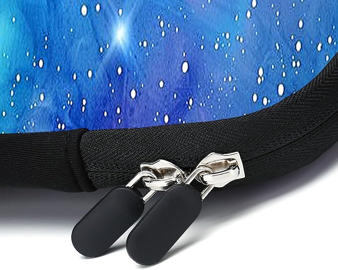 Laptop Sleeve - 11.6-12.2 inches Chromebook, Ultrabook & Tablet Case - Neoprene Handle Sleeve for Men & Women, Two Pockets (Starry Sky)