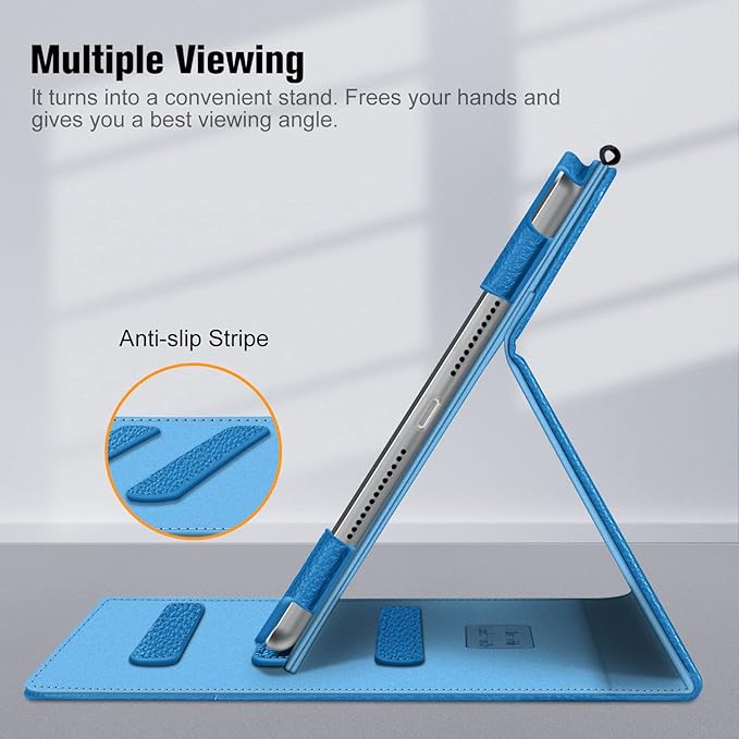 Fintie Case for iPad 9th / 8th / 7th Generation (2021/2020/2019) 10.2 Inch - [Corner Protection] Multi-Angle Viewing Stand Cover with Pocket & Pencil Holder, Auto Sleep Wake, Royal Blue