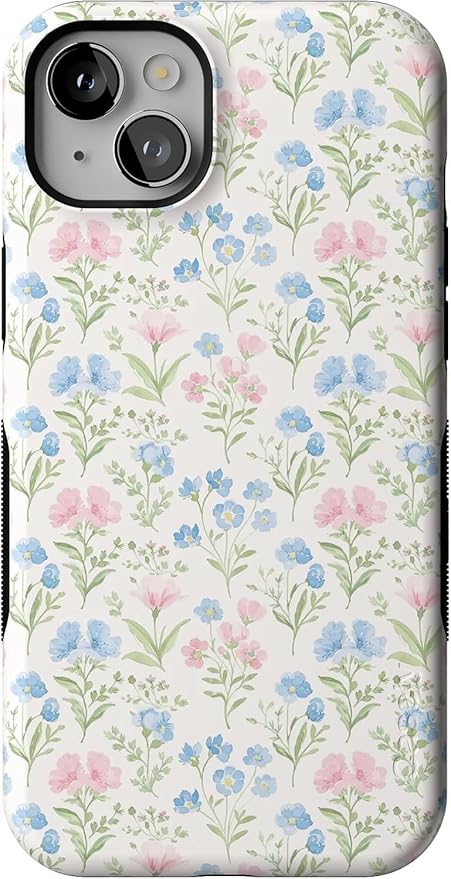 Casely iPhone 14 Case | Pastel Garden | Sunday Best | Compatible with MagSafe | Bold Protective Design