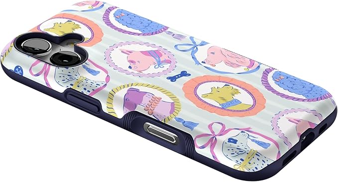 Casely iPhone 17 Case | Chateau Pups | French Dog | Bold Protective Design | Compatible with MagSafe